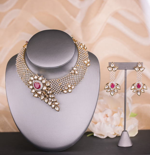 Kahili Bridal Necklace set
