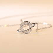 S925 Sterling Silver Planet Necklace