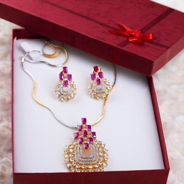 Latasha Pendant necklace set