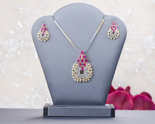 Latasha Pendant necklace set